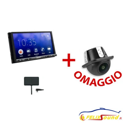 Autoradio SONY XAV-AX3250 Monitor DAB USB BT Android Apple OMAGGIO RetroCamera - Immagine 1 di 4