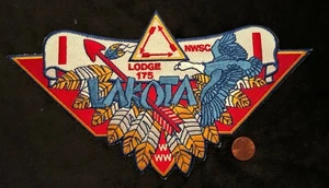 MERGED LAKOTA OA LODGE 175 BSA NORTHWEST SUBURBAN COUNCIL VIGIL JACKET PATCH - Picture 1 of 2