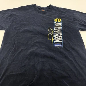 Jimmie Johnson #48 NASCAR T-Shirt Lowe's blau Größe Large Chase Authentics - Bild 1 von 6