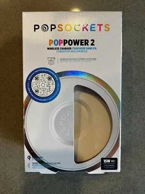 PopSockets PopPower Home Wireless Qi Charger For Mobile Phones, Apple & Samsung  - Image 1 of 3