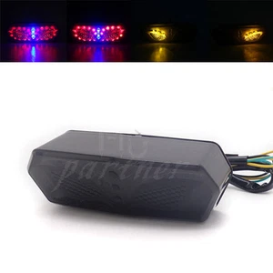 Smoke LED Tail Brake Turn Signals Light For Honda Grom MSX 125 CB/CBR650F 14-15 - Picture 1 of 10