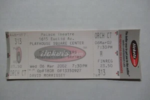 THE IRISH ROVERS GIRA DE CONCIERTOS 6/03/2002 BOLETO COMPLETO PALACIO TEATRO CLEVELAND - Imagen 1 de 1