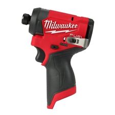 Milwaukee M12 Fuel 1/4in Hex Impact Driver - Red (3453-20)