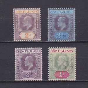 FIJI 1903, SG# 106-112, CV £100, Wmk Crown CA, part set, MH/Used