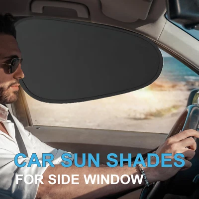 2 Extensor de visera bloque UV estático parasol ventana lateral sedán auto Chevy Foto 1 de 4