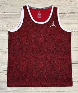 Air Jordan Boys Size Size XL JumpMan Sleeveless Tank Top Red Print - Picture 1 of 7