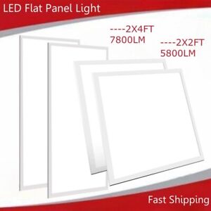 2X4FT 2X2FT Ceiling Panels LED Troffer LED Lay for Office Shop Commercial Grade