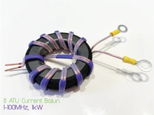 Balun prądowy 1:1 ATU, 1-100 MHz, 1kW - Zdjęcie 1 z 3