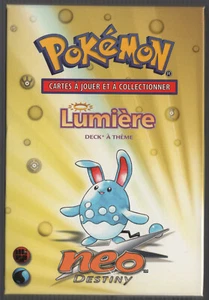 LUMIERE Pokemon FRENCH Neo Destiny Light Theme Deck NO CELLO WRAPPER ON BOX - Picture 1 of 6