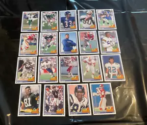 1991 Upper Deck Football Rookie Force 19 Card Lot - Picture 1 of 1