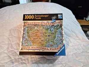 NUEVO Rompecabezas Ravensburger "Proteger y Preservar Nuestros Parques Nacionales" 1000 PC 27"x20" - Imagen 1 de 2