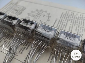 ITS1A x 6 Set UNIC THYRATRON NIXIE TUBE SAME DATE Real Green - Picture 1 of 5