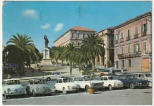 GIULIANOVA - TERAMO - PIAZZALE DELLA LIBERTA' - FIAT 500 - VIAGG. 1971 -44614- - Picture 1 of 1