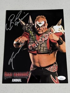 Joseph Laurinaitis ROAD WARRIORS ANIMAL Signed 8x10 PHOTO WWE Wrestling JSA COA - Picture 1 of 1
