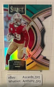 Deebo Samuel - 2023 Panini Select #193 - Green Red Yellow Die Cut Prizm - Picture 1 of 3