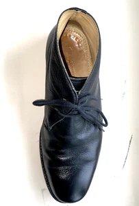 Anatomic & Co Gel Black Grained Leather Ankle Boots Men’s Size 7.5 UK - Picture 1 of 7