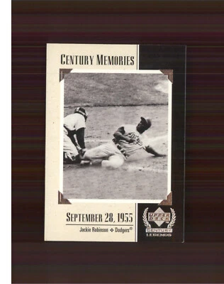 1999 Upper Deck Century Legends #132 Jackie Robinson - Image 1 of 2