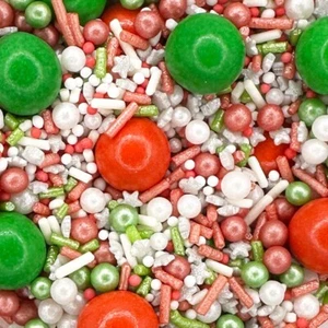 Sprinkletti - Christmas Merry Berry 100g essbare Tortendeko/Streusel 1730 - Bild 1 von 6