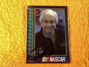 V5-8 ROGER PENSKE AUTOGRAPHED NASCAR TRADING CARD - 1993 MAXX - Picture 1 of 2