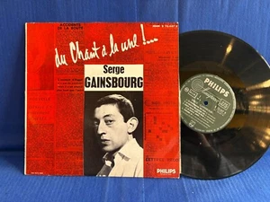 SERGE GAINSBOURG CHANT UNE 25CM 10' PHILIPS 76447. ORIGINAL FRANCE LP EXC - Foto 1 di 4