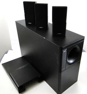 Bose Acoustimass10 Series Home Theater Speaker System 3 Double Cubes & OEM Cable - Picture 1 of 11