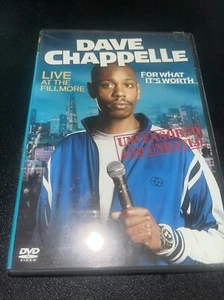 Dave Chappelle Live At Fillmore For What It's Worth (DVD, 2005) - Foto 1 di 1