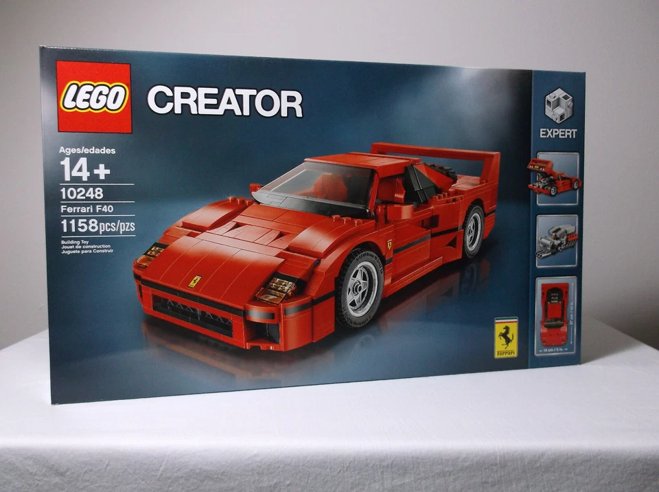 LEGO 10248 Ferrari F40 CREATOR EXPERT - Nuevo juego sellado sin abrir - Retirado - 2015 Foto 1 de 4