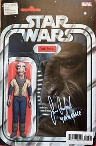 Cómic Yakface autógrafo de Sean Crawford de Star Wars - genuino firmado - Imagen 1 de 2