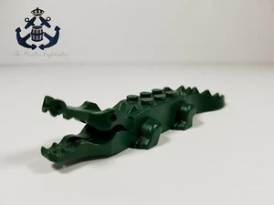 Lego Dark Green Alligator / Crocodile Aquatic Animal 6026c01 For City / Pirate - Picture 1 of 1
