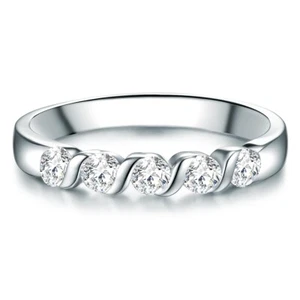 Trilani Damen Ring Sterling Silber Zirkonia