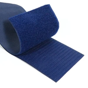 Navy VELCRO® Brand SEW ON HOOK & LOOP Fabric tape 100MM - UK Seller free Postage - Picture 1 of 4