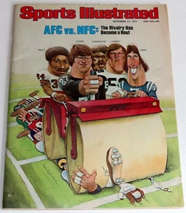BERT JONES Greg Pruitt JACK LAMBERT 1977 NO LABEL NEWSSTAND SPORTS ILLUSTRATED - Picture 1 of 1