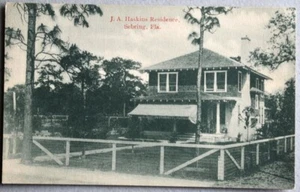 Vintage Early 1900’s POSTCARD ~ J. A. Haskins Residence Sebring Florida - Picture 1 of 2