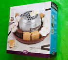 New Electric S'mores Maker Flameless Lazy Susan Spins Kid Friendly Boxed
