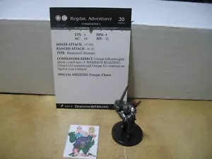 =Dungeons and Dragons D&D GIGANTES DE LEYENDA Regdar, Aventurero 12/72 con tarjeta= - Imagen 1 de 1