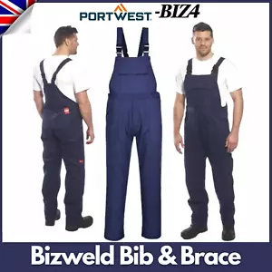 Portwest bavaglino e tutore cinghie regolabili resistenti alla fiamma di saldatura biz4 - Foto 1 di 7