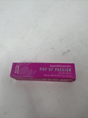 NEW OPEN BOX bareMinerals Pop of Passion Lip Oil Balm Candy Pop (180) - Image 1 of 4