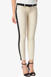 NUEVOS CON ETIQUETAS HUDSON BONE LeeLoo Super Skinny Crop Jeans 29 TOTALMENTE NUEVOS ~ WC449DIY ELÁSTICOS - Imagen 1 de 3