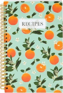 Blank Recipe Book to Write in Your Own Recipes, 120 Pages, 8 Sections, Floral an - Bild 1 von 6