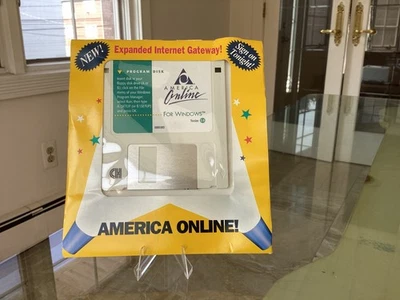 1994 America Online Collectible Disc  AOL Floppy Disk RARE Version 2.0 - Image 1 of 2