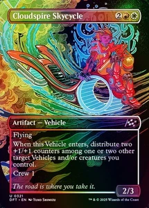 Cloudspire Skycycle (sin fronteras) Aetherdrift casi nuevo MTG lámina - Imagen 1 de 1