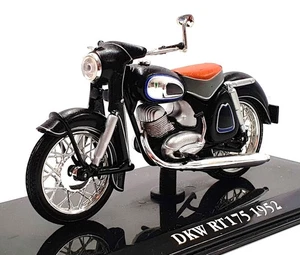 Atlas Editions 1/24 Scale 4 658 120 - 1952 DKW RT 175 VS Motorbike - Black - Picture 1 of 5