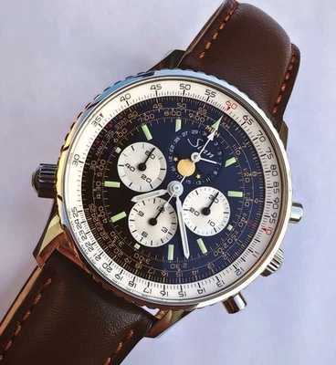 Sinn 903 Klassik Mondphase mit Handaufzugswerk Lemania 1883 - Bild 1 von 4