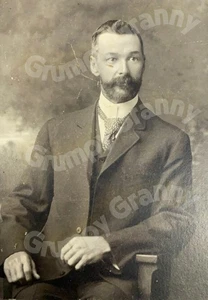 Vintage US Tom McEWEN Portrait c1906 Zion City Australian Emigrant Faith Healer - Picture 1 of 4