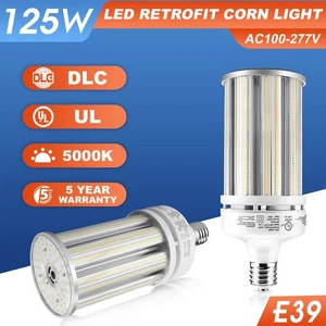 125W LED Corn Cob Light Bulb Commercial Parking Lot Warehouse Retrofit E39 Mogul - Picture 1 of 12