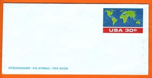 US Sc# UC56 MNH 30¢ 1983 "Via AirMail", "Aerogramme"- Letter Sheet [F186] - Picture 1 of 2