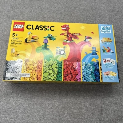 LEGO 11020 Classic Build Together Set | New & Sealed | 1601 Pieces | Retired - Image 1 of 4