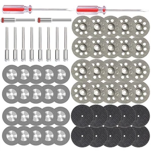 Diamond Cutting Wheels Set For Dremel Rotary Tool die grinder metal Cut Off Disc - Picture 1 of 9