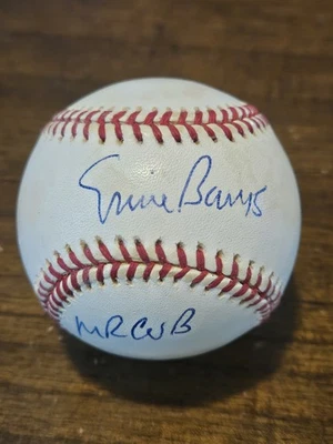 Ernie Banks "Mr. Cub" Autographed Official Major League Baseball (BAS) BQ88236 - Image 1 of 3