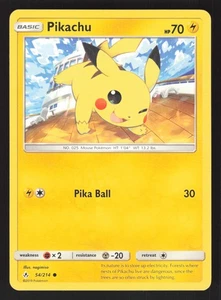 Pikachu 54/214 Common Pokemon SM - Unbroken Bonds - Picture 1 of 2